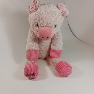 Scentsy Buddy Piper Pig Pink Fuzzy Stuffed Animal Tangerine Creamsicle Scent 16"